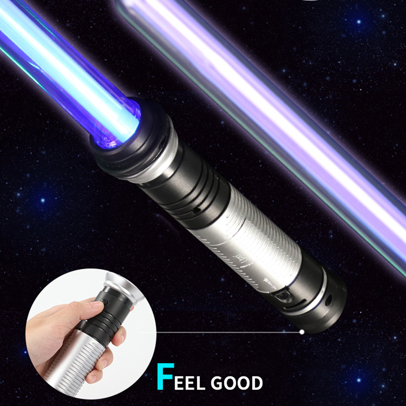 Телескопический лазерный меч со световыми эффектами