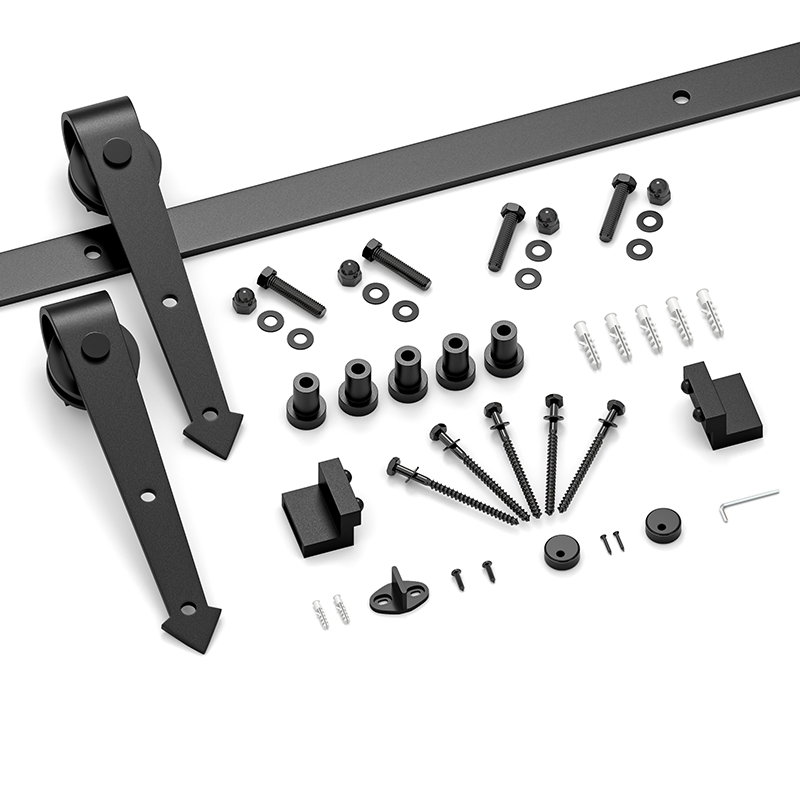 Fast Delivery Customization Sliding Barn Door Hardware Kit Single/Double Wood Doors for Home Office and Hotel