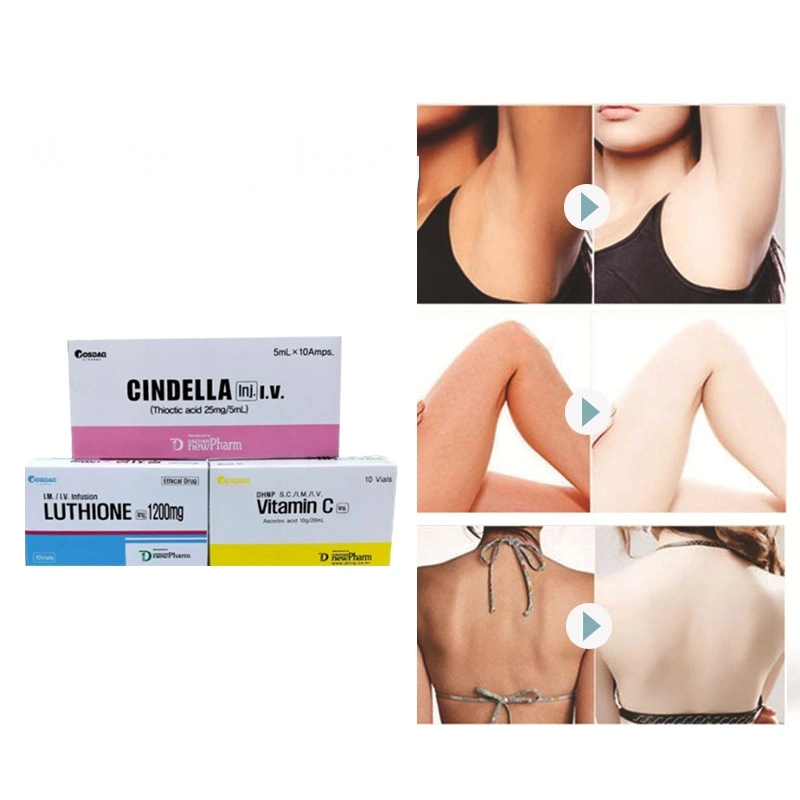 2024 Glutathione IV Gsh Injection Glutanex IV Whitening Cindella Sets Injection Luthione Thioctic Acid Vitamin C Skin Whitening Injection Snow White Glutax