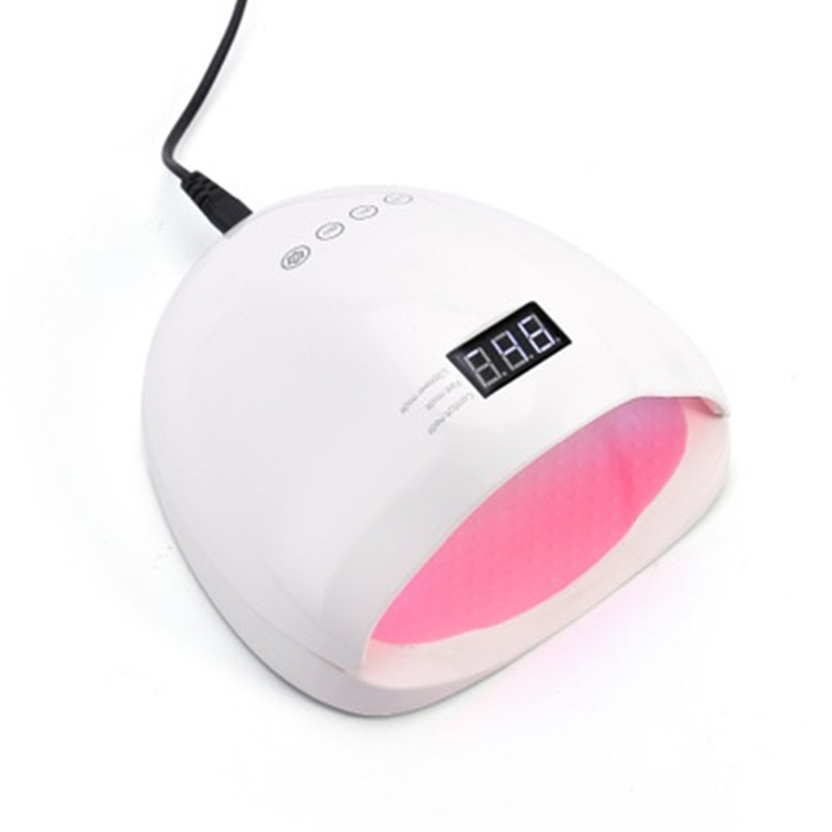 Professional High Power 48W UV Nail Dryer Red Lighting LED UV Curing Nail Lamp Suitable for All Nail Gels