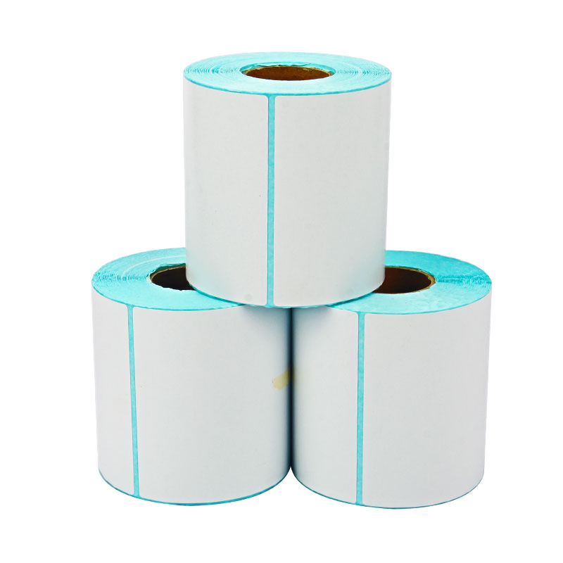 Best Price High Quality Logo Print Blank White Barcode Stickers Print Thermal Self Adhesive Label
