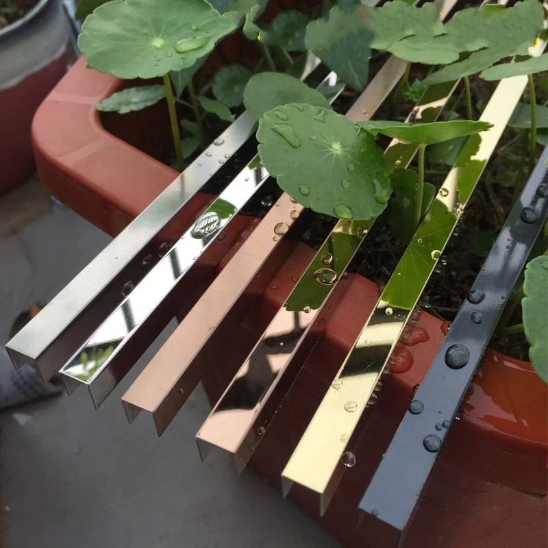 304/316 Mirror Silver Stainless Steel U Profiles Shape Channel