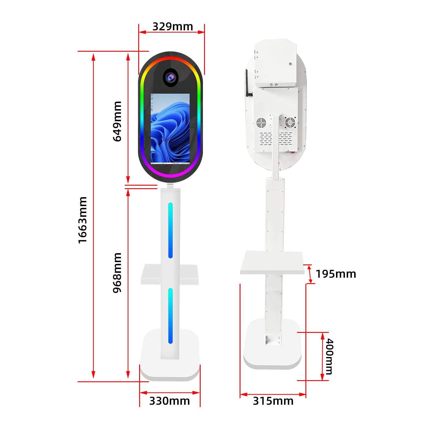 Фотобудка Magic Mirror с сенсорным экраном 15.6 дюймов