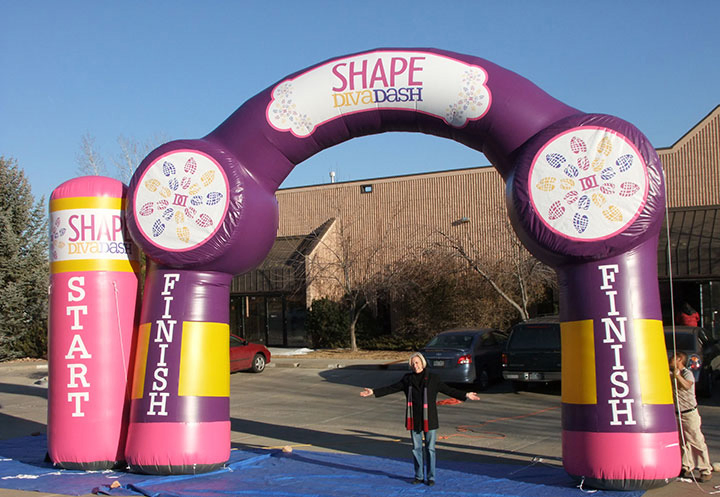 2023 New Dual Inflatable Welcome Arch for Advertising for Sale