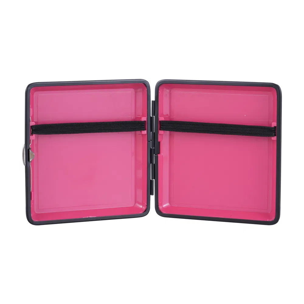 10/20PCS Premium Plastic Cigarette Case, Portable Metal Clip Cigarette Box