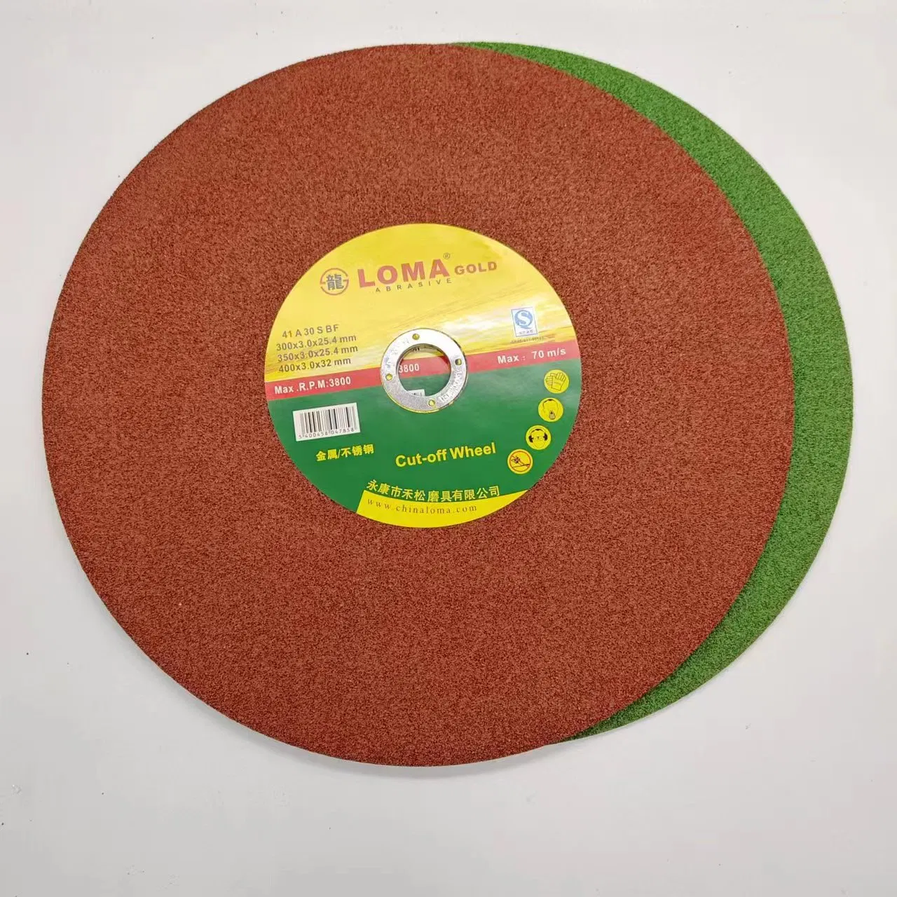 Loma 14inch 16inch Green Color One Net Cut off Disc Cutting Wheel