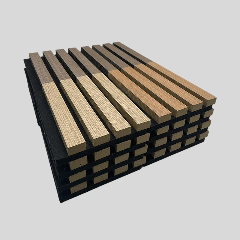 Pure Decorative Layer Wooden Slat Office Acoustic Wall Panels Great Sound