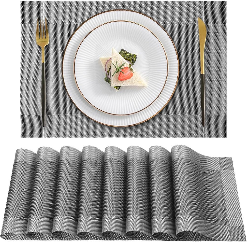 Wholesale High Quality Tear-Resistant PVC Place Mats for Kitchen Restaurant Dining Table