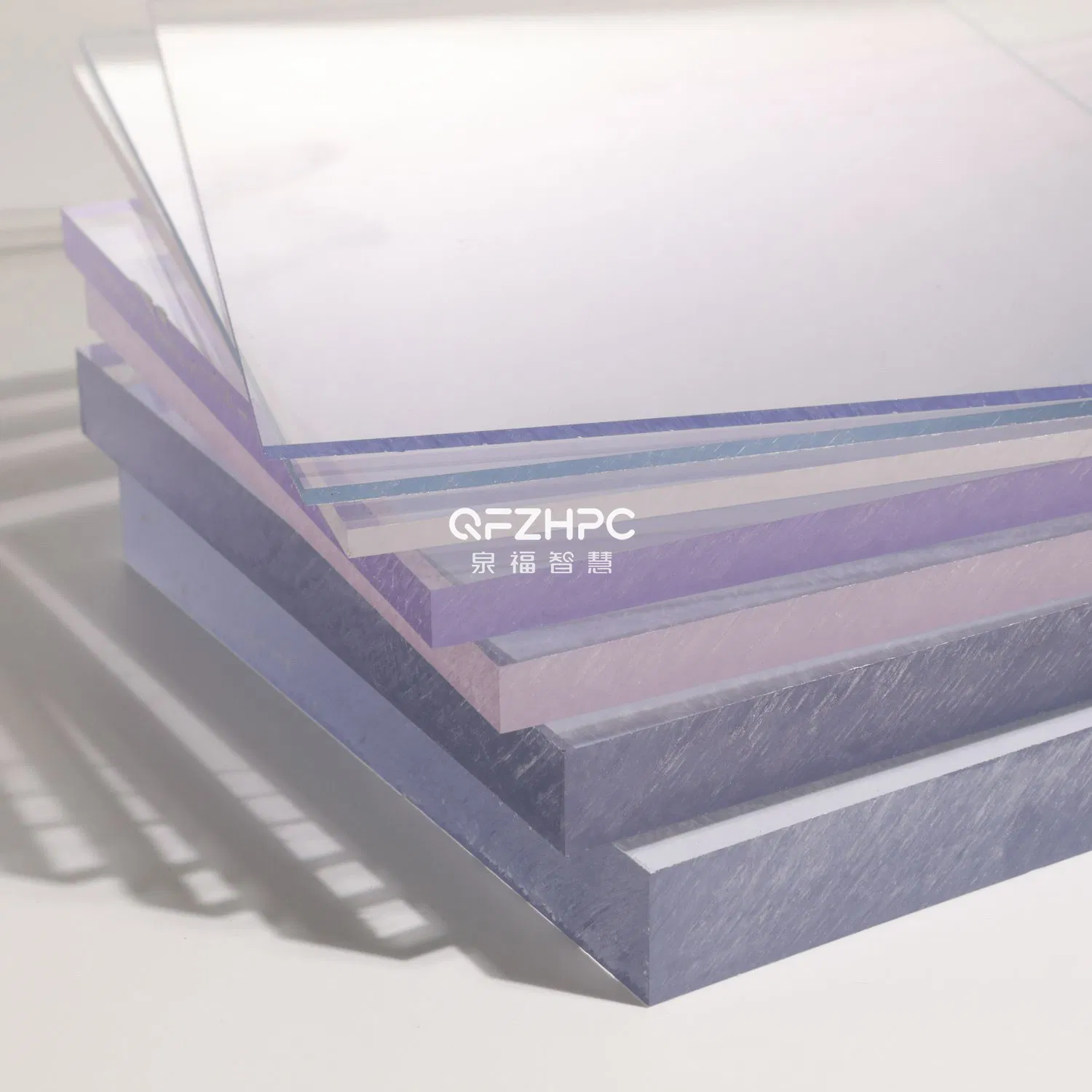 1220mm*2440mm*20mm Transparent Solid Plastic PC Polycarbonate Panel