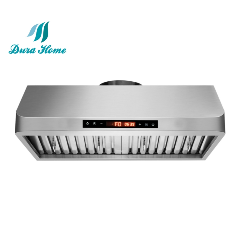 Powerful Stainless Steel Kitchen Chimney with 900 Cfm Suction Range Hood Cooker Hood Kitchen Chimney