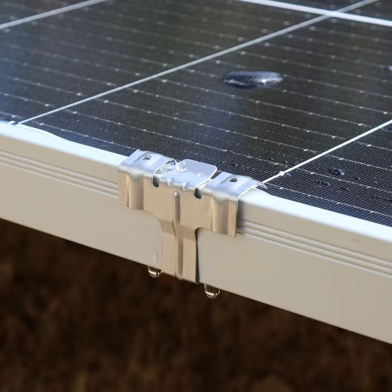 Solar Panel Cleaning Water Guide Water Drain Clip