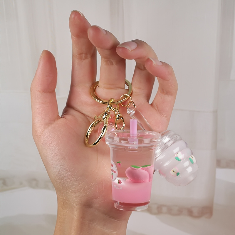 Cosmetics Lipgloss Base Acrylic Keychain Kids Lip Gloss Vendor