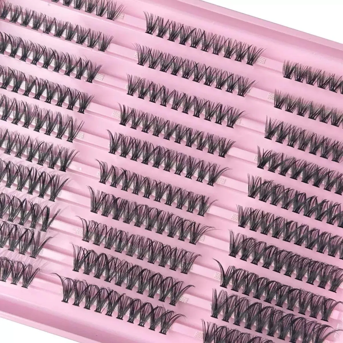 Hot Selling Eyelash Book Large Set 30d 40d 50d 60d 80d 100d Mixed Volume DIY Cluster Segment False Mink Eyelashes