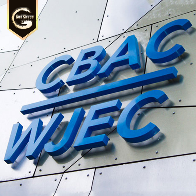 3D LED Acrylic Letters Luminous Plastic Letters Sign