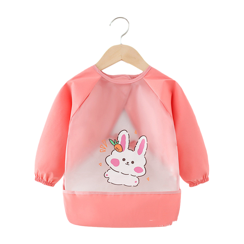 Children's Aprons and Eating Clothes with Cartoon Designs