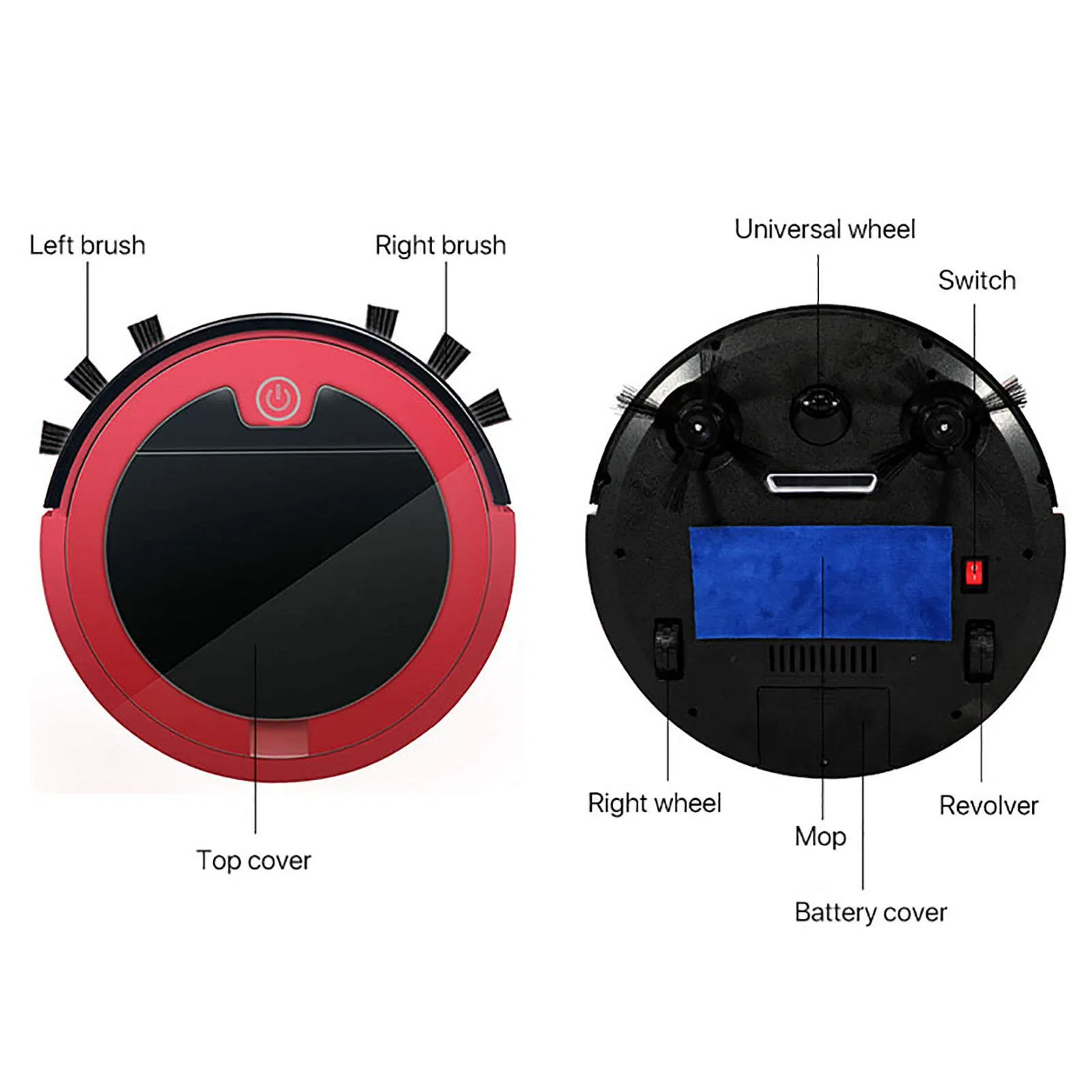 Hot Sell ODM Powerful Suction Hard Floor Super Thin Robot Vacuum Cleaner