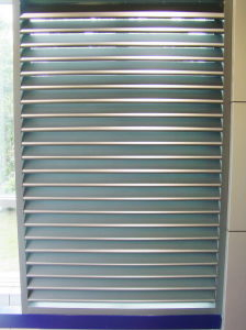Motorized Aluminium External Venetian Blind