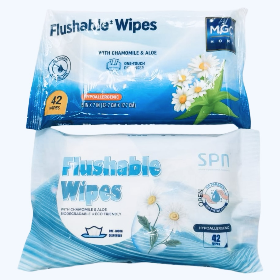 Efficient Cleaning Wet Toilet Paper, Flushable, Combination of Wet Paper and Wet Wipes, Efficient Cleaning Skin Cleaning