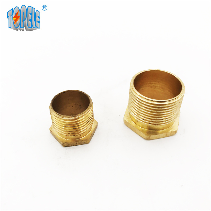 BS4568 Conduit Brass Long Male Bush