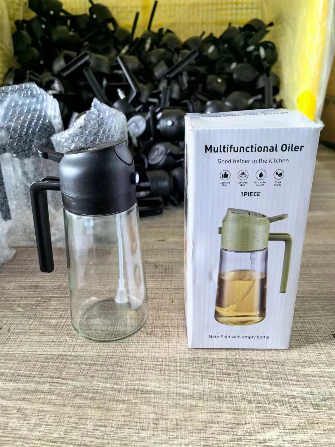 470ml Mutlifuncational Oiler Kitchen Oil Spray Bottle