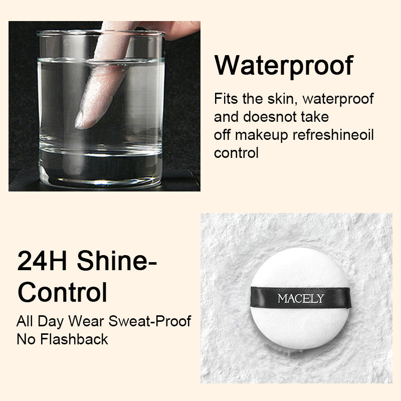 Custom Logo Private Label Natural Color Oil-Control Soft Mist Air Setting Loose Powder Ng Loose Powder