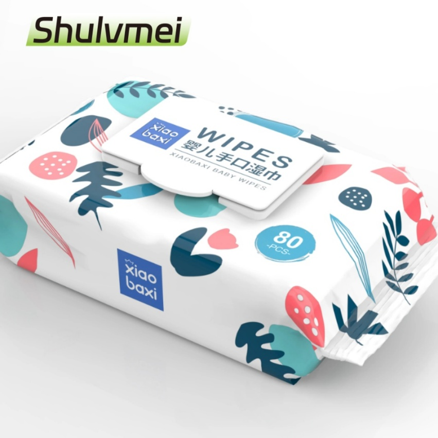 Factory Wholesale Customized Logo Baby Wet Wipes Organic Bamboo Spunlace Water Wipes Private Label Supplier