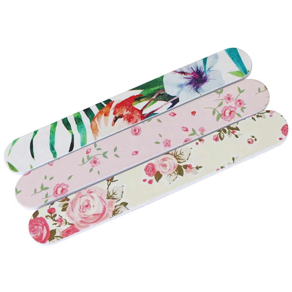 Nail File Grit 100/180 Durable Straight Nail Files and Buffers