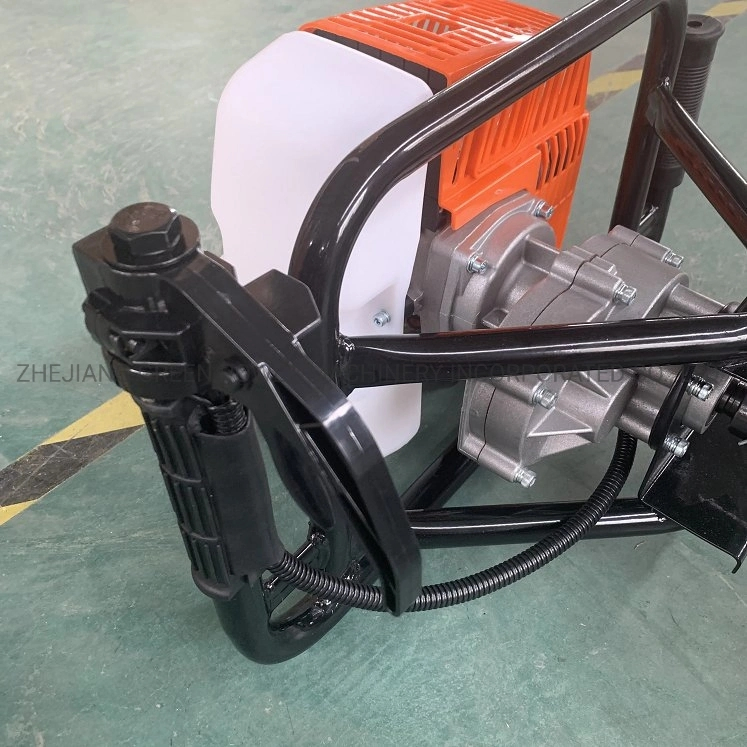 Gasoline Earth Auger Post Hole Digger Tree Planting Digging Machines Ground Hole Drill Auger