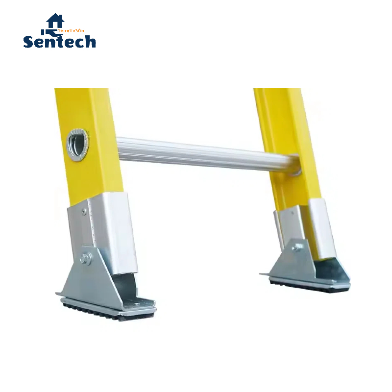 One-Way Industrial Fiberglass 8 Steps Fiberglass Straight Ladder