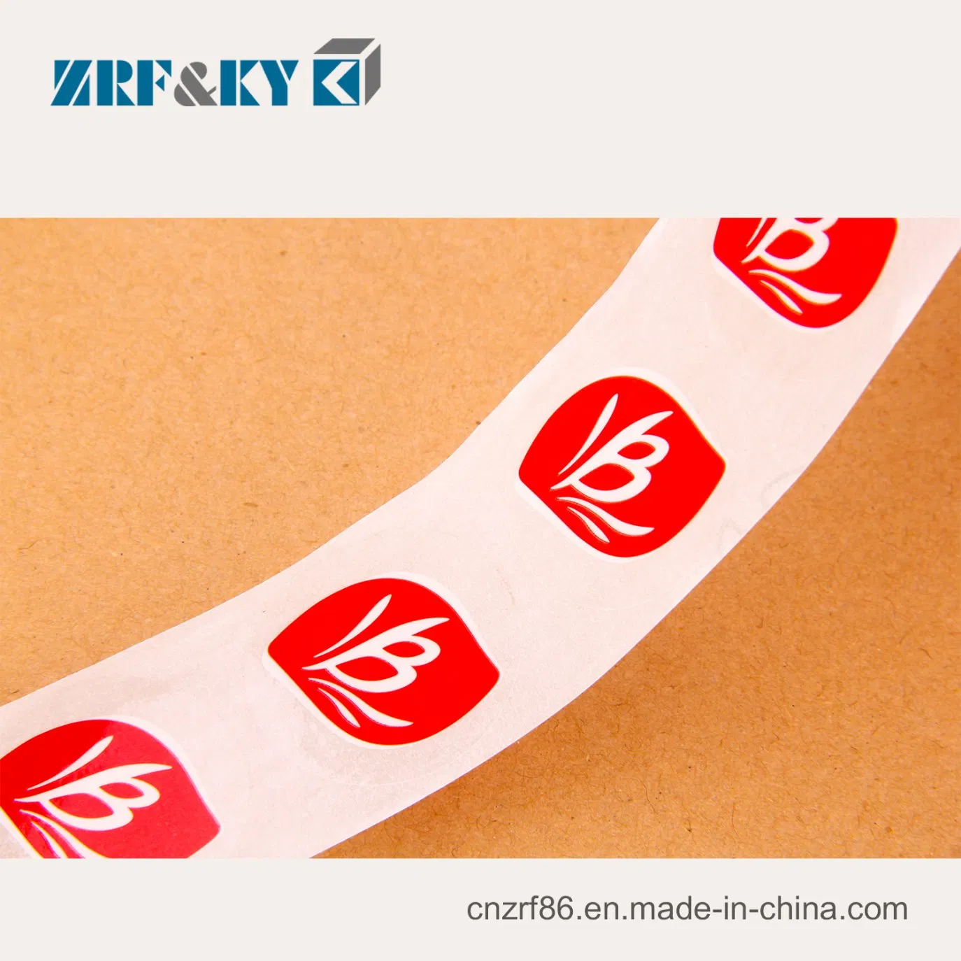 Eco-Friendly Roll Vinyl Waterproof Adhesive Coated Paper Organic/Frozen/Fruits Food Private Paper Printing Label/Sticker