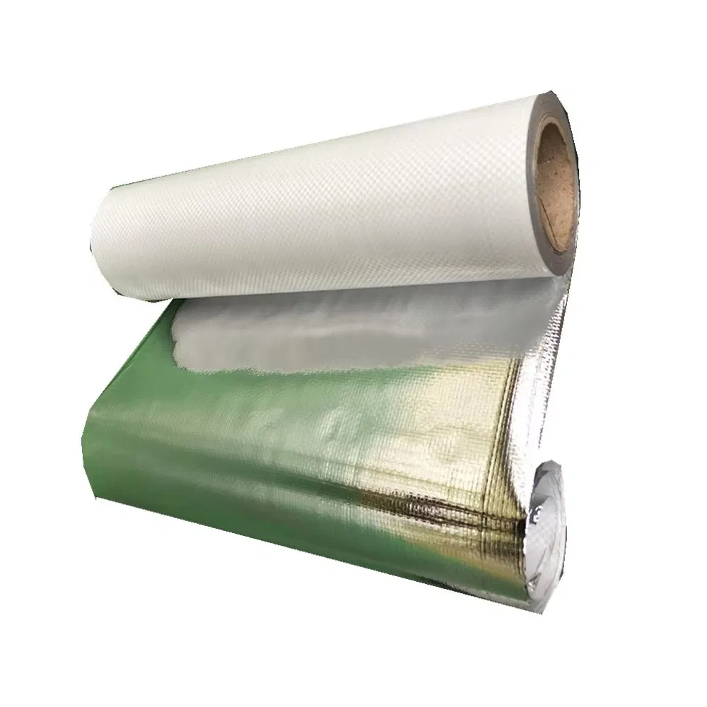 Aluminum Foil Coated Woven Fabric Roofing/ Duct Vapor Barrier/ Heat Resistance Insulation