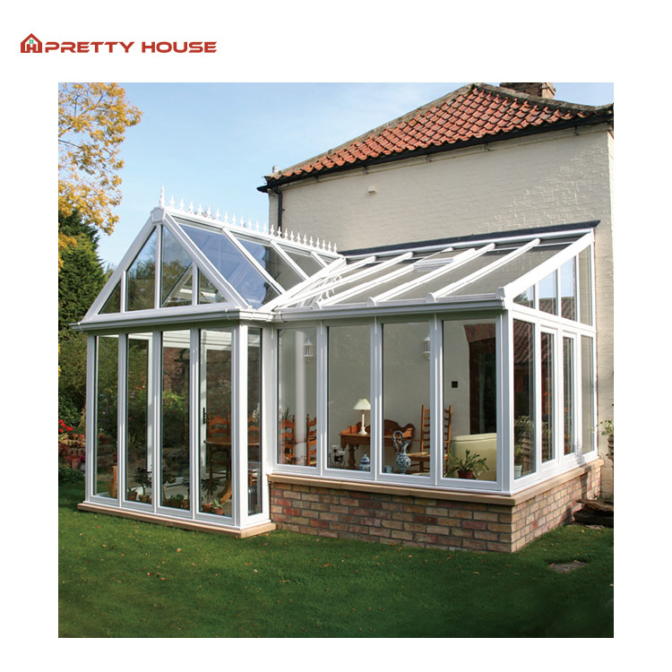 Free Standing Villa Four Season Aluminum Sunroom Glass Houses