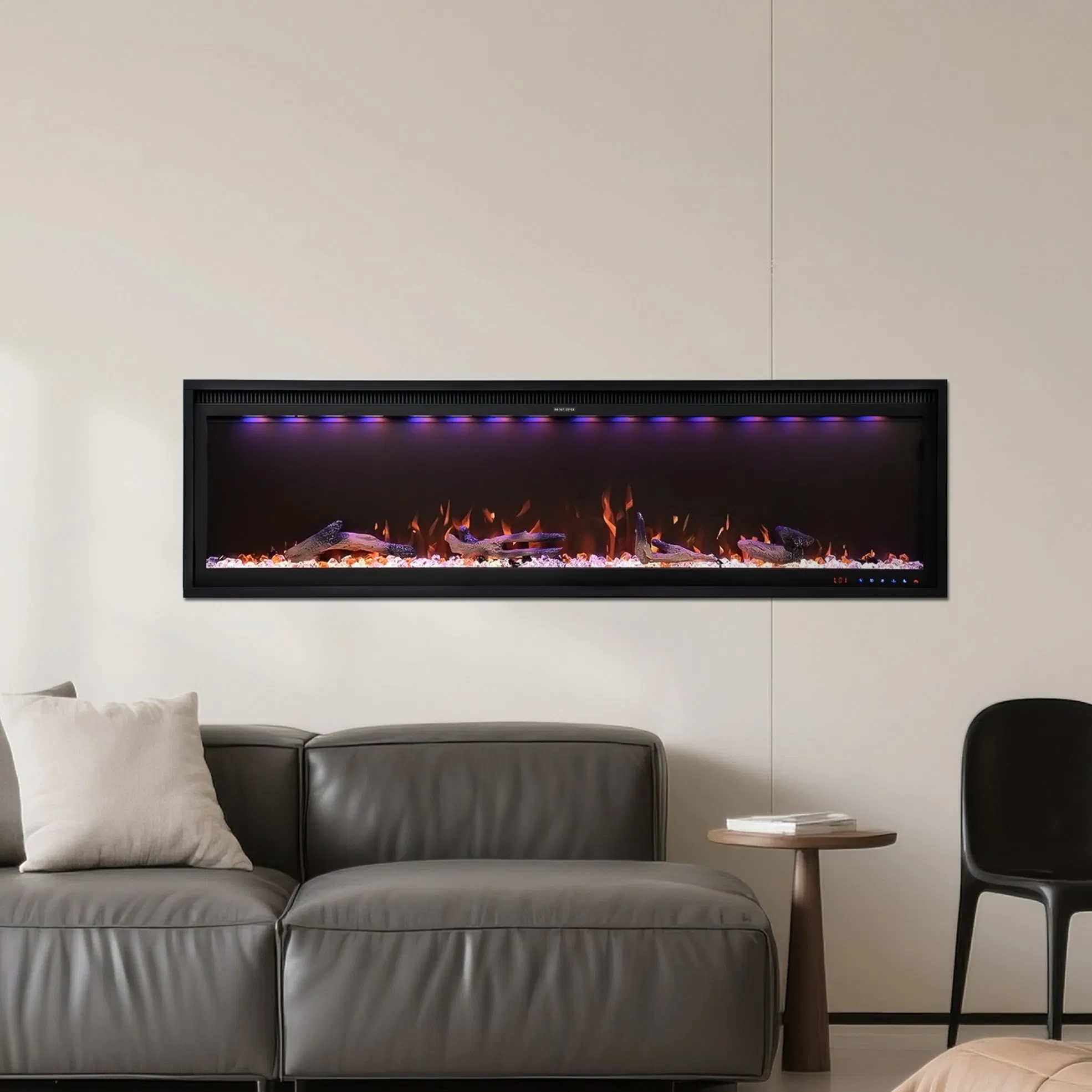 Factory Direct Multi-Color Flame Adjustable Sound Electric Fireplace Compatible for Hotel