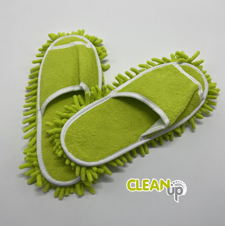New Design House Cleaning Use Plush Slippers Indoor Winter Chenille Clean Slipper