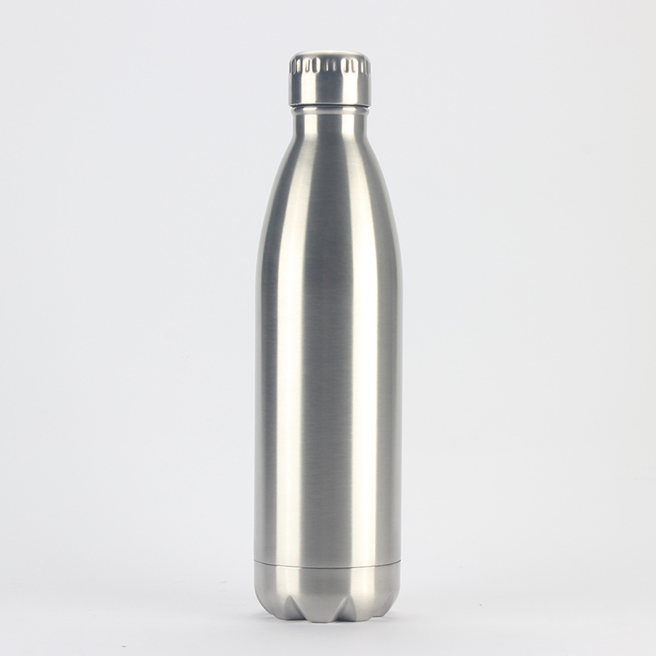 Double Wall Insulated Cola Shape Stainless Steel Sports Water Bottle BPA Free