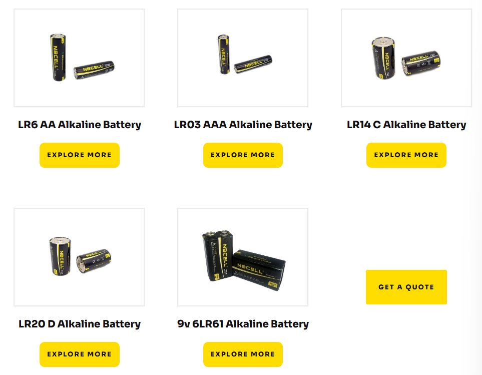 Алкалиновая аккумуляторная батарея AAA 1.5V CR03