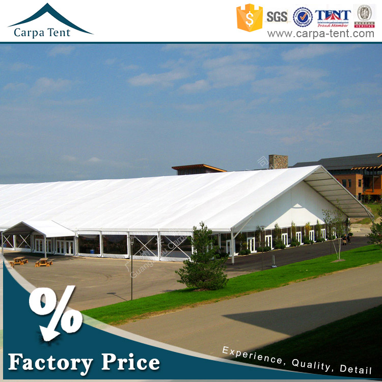 30m Width Large Luxurious European Style Event Marquee Tent with Solid Wall