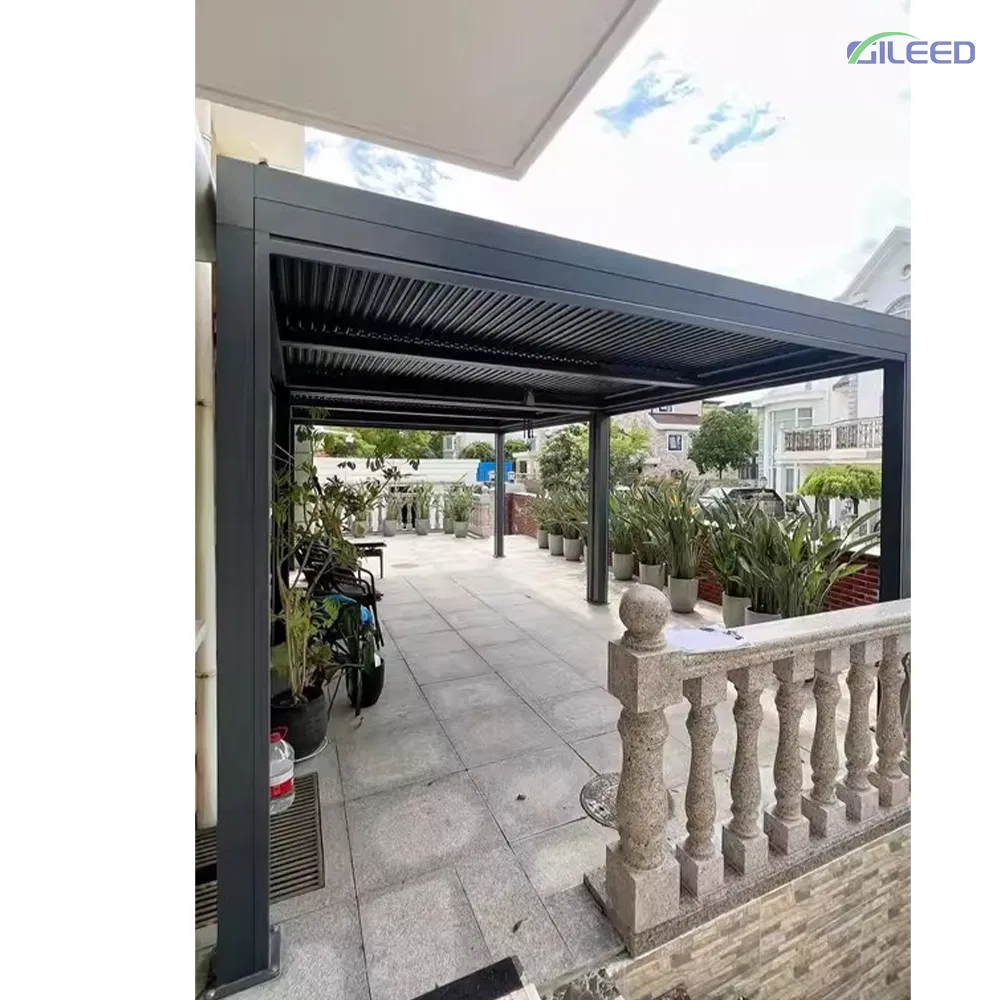 Good Quality Carport Aluminum Electric Multi-Function Pavilion Factory Sale