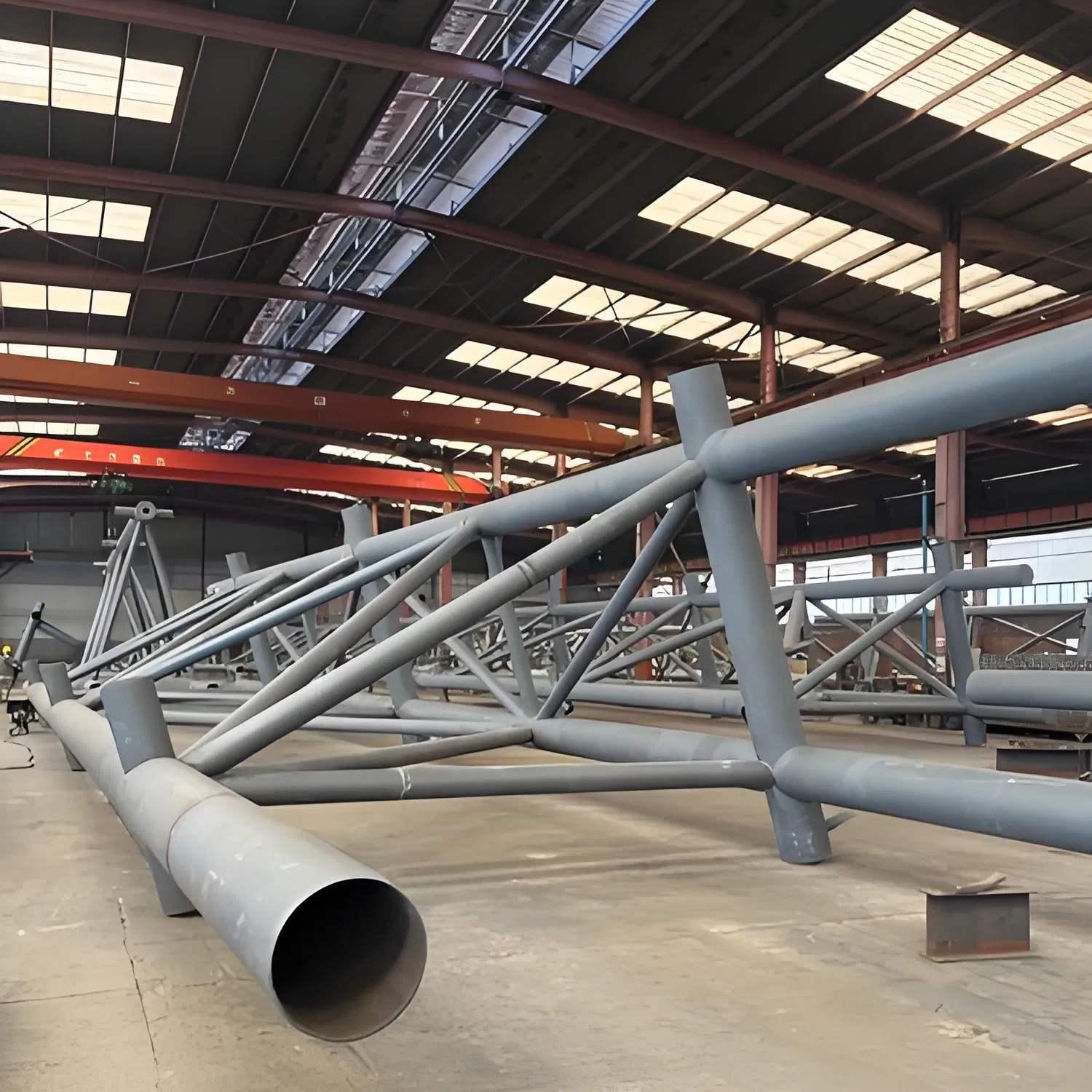Galvanized Steel Step Stairs Ladder Scaffolding Parts with Handrail