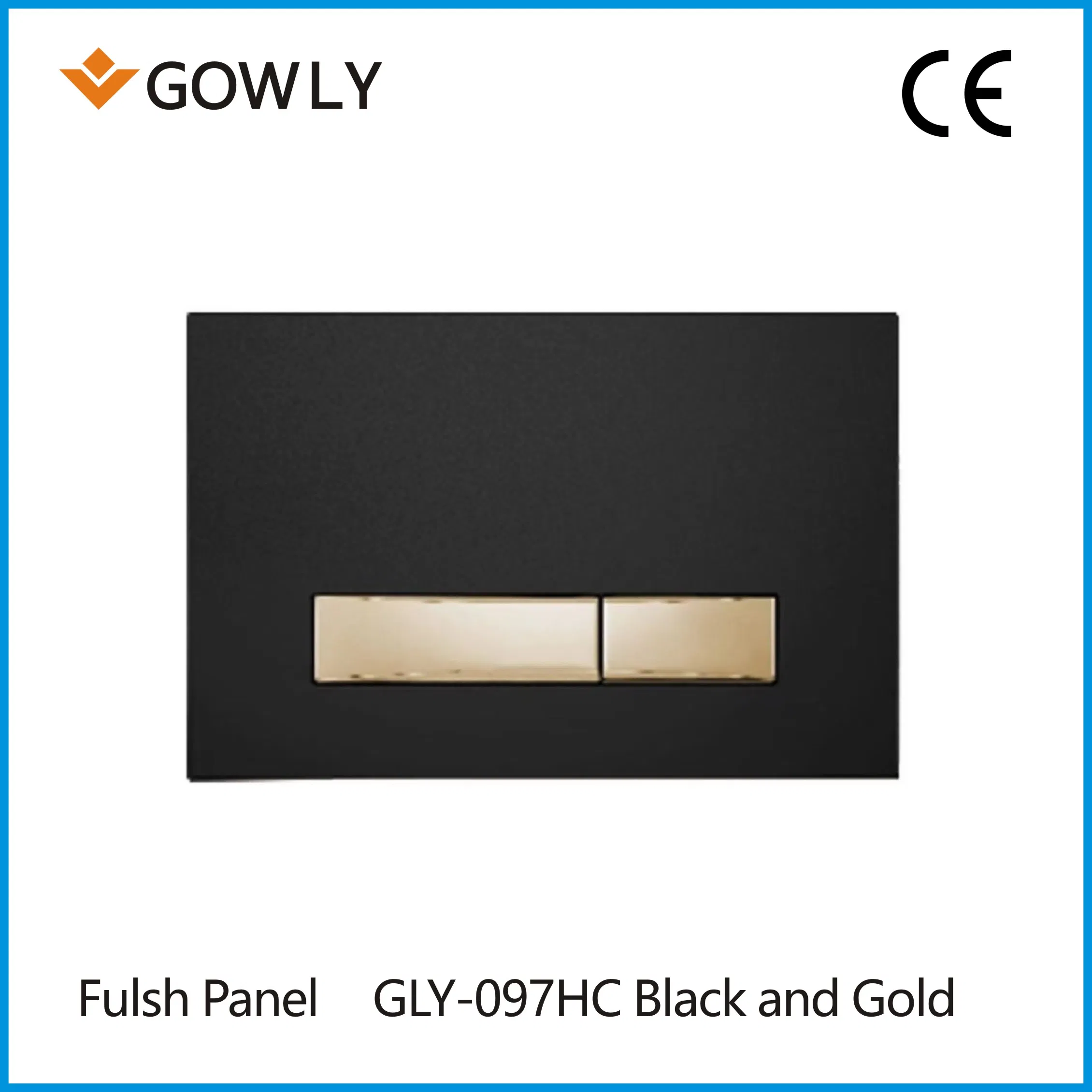 Water-Saving Silent ABS Plastic Durable Tank Flush Panel with Spring Concealed