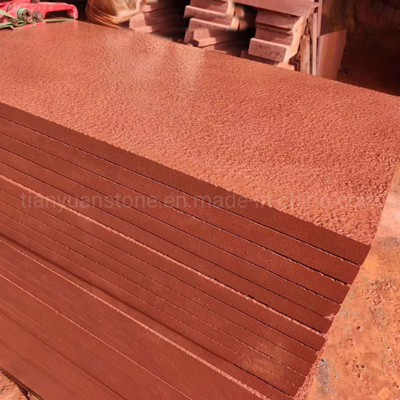 Natural Red Sandstone Tiles for Flooring Patio Paver