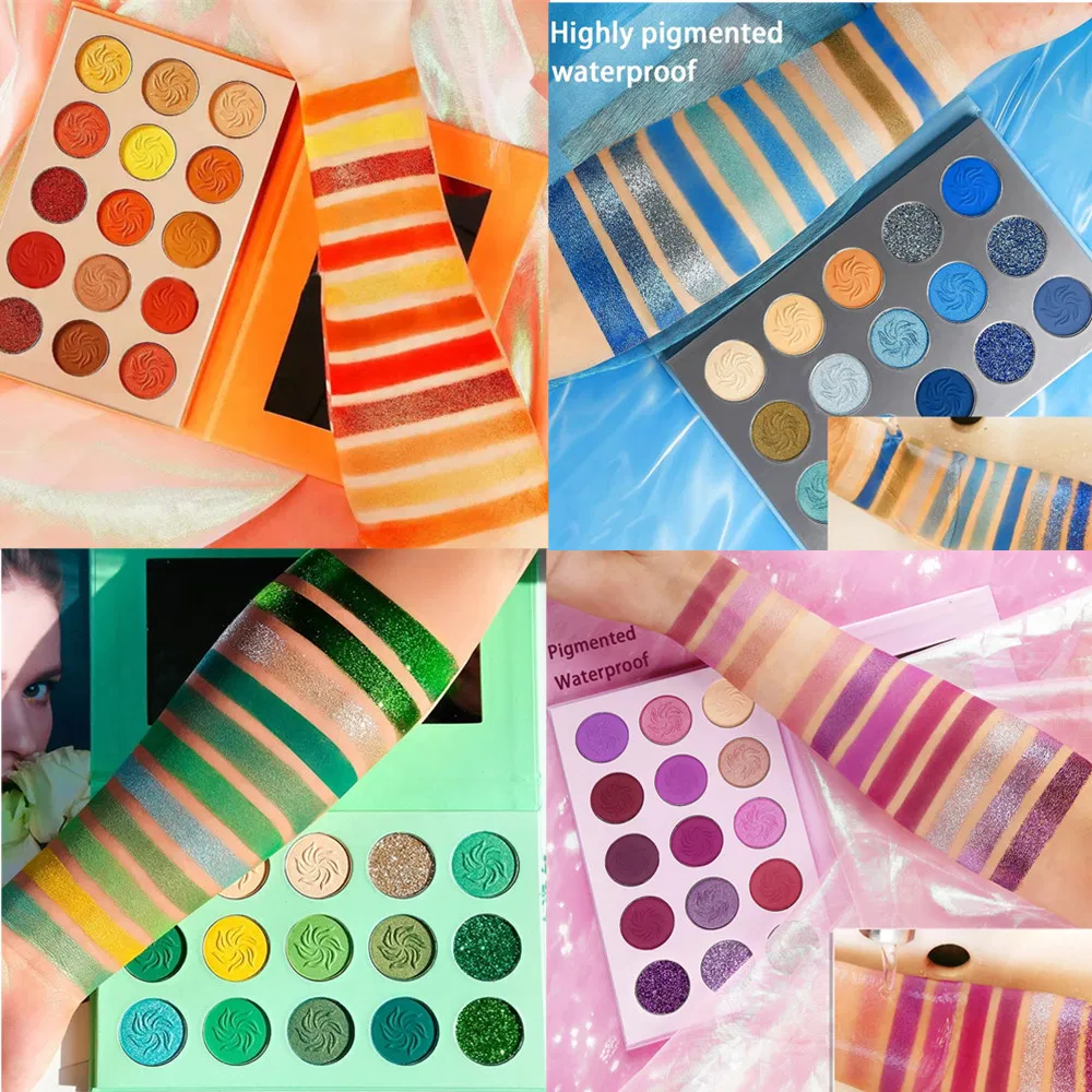 Custom Name DIY Eyeshadow Palette Long Lasting Make Your Own Eyeshadow Make up