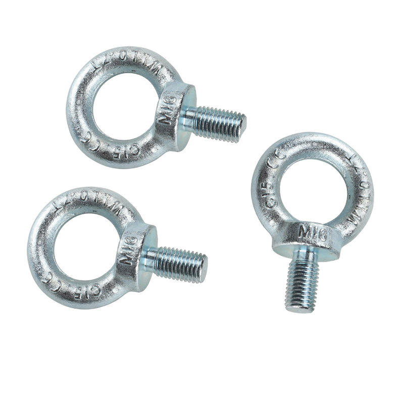 M4-M22 Stainless Steel DIN580 Anchors with Hole Bolt Collar Brass Eye Bolt Lifting Eye Coupling Nut and Expansion Hook Bolt