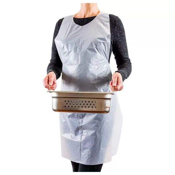 Heavy Duty Transparent Waterproof Clear Plastic Aprons for Cooking Cleaning Butcher