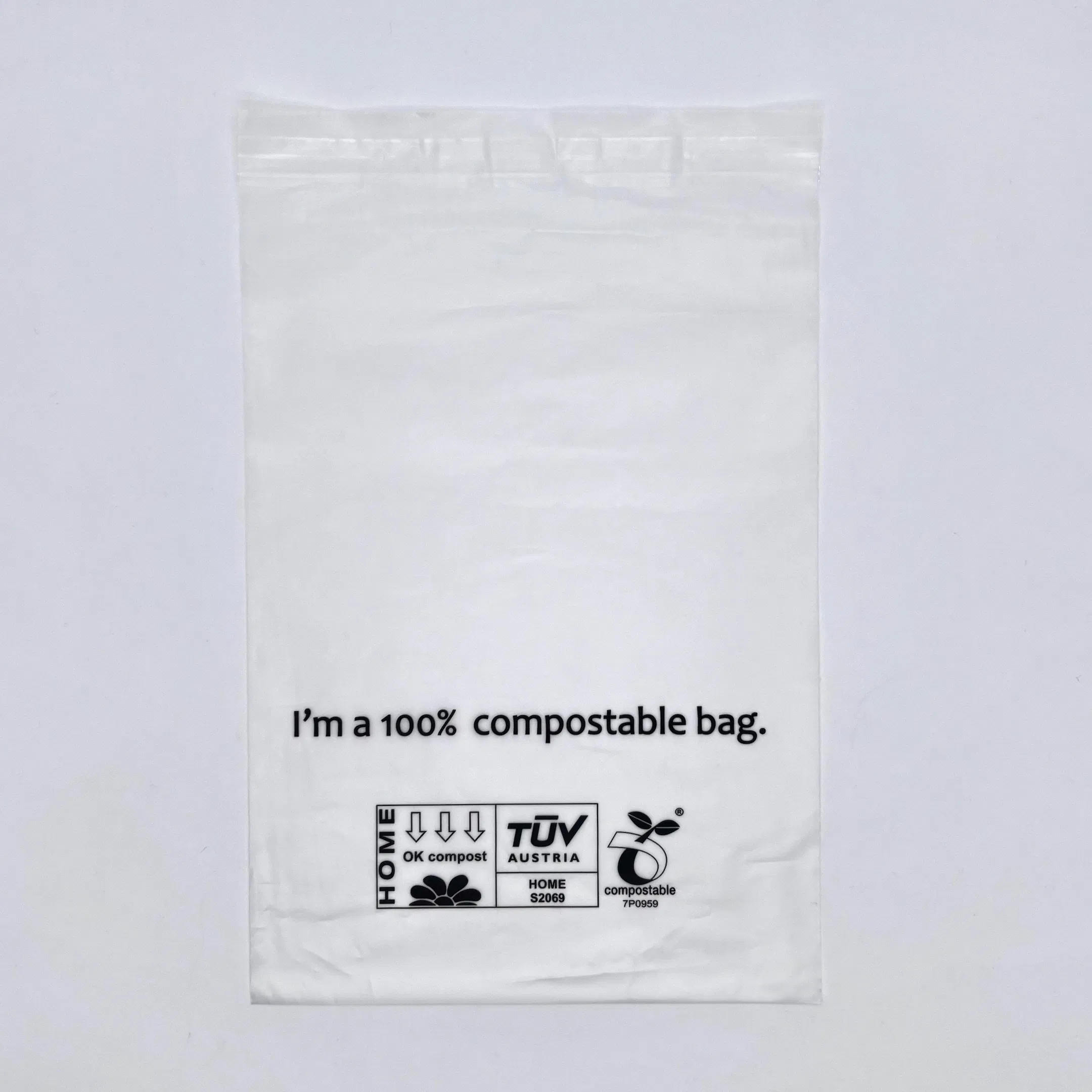 Biodegradable Transparent Soft Touch Bag Packaging with Printed Logo with Press Seal 10