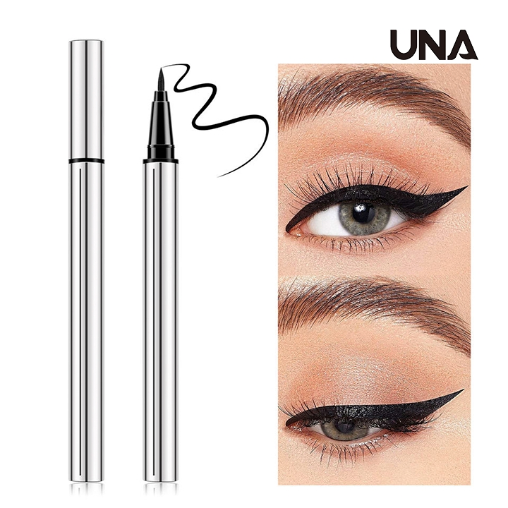 Black Color Waterproof Liquid Eyeliner and Eyebrow Makeup Pencil Long Lasting Mineral Eyeliner