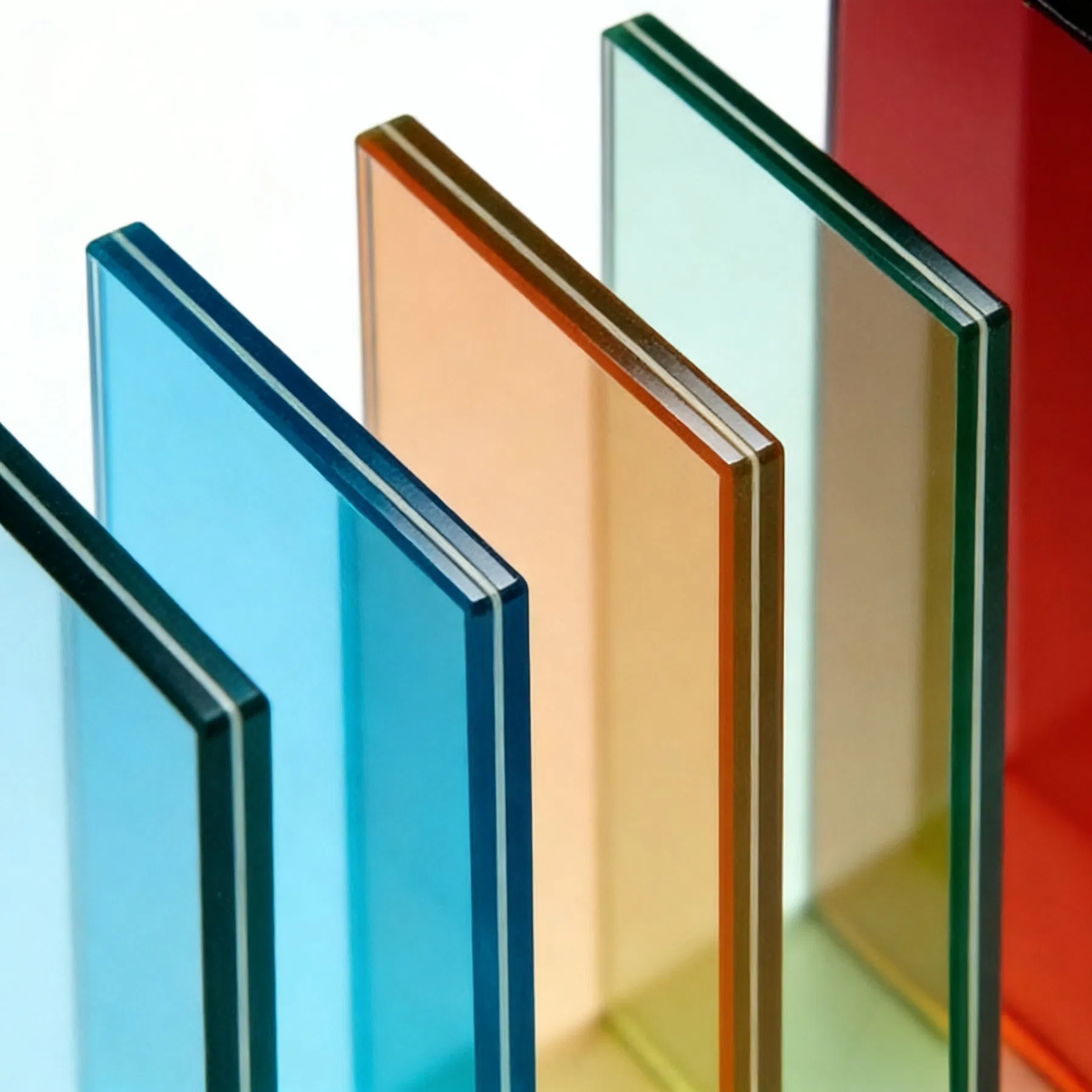 Soundproof and Heat-Insulating Laminated/Sandwich Tinted Glass, Double-Layered, Explosion-Proof