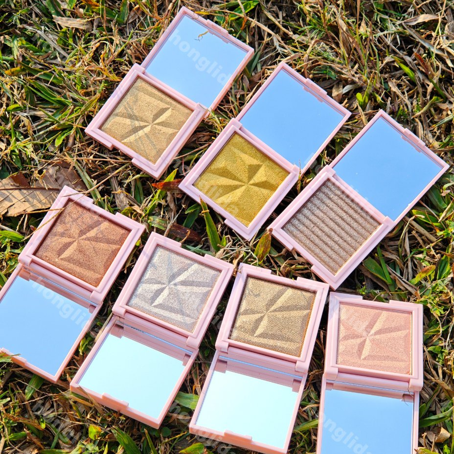 7 Colors Face Highlighter Private Label Bronzer Makeup Highlight Waterproof