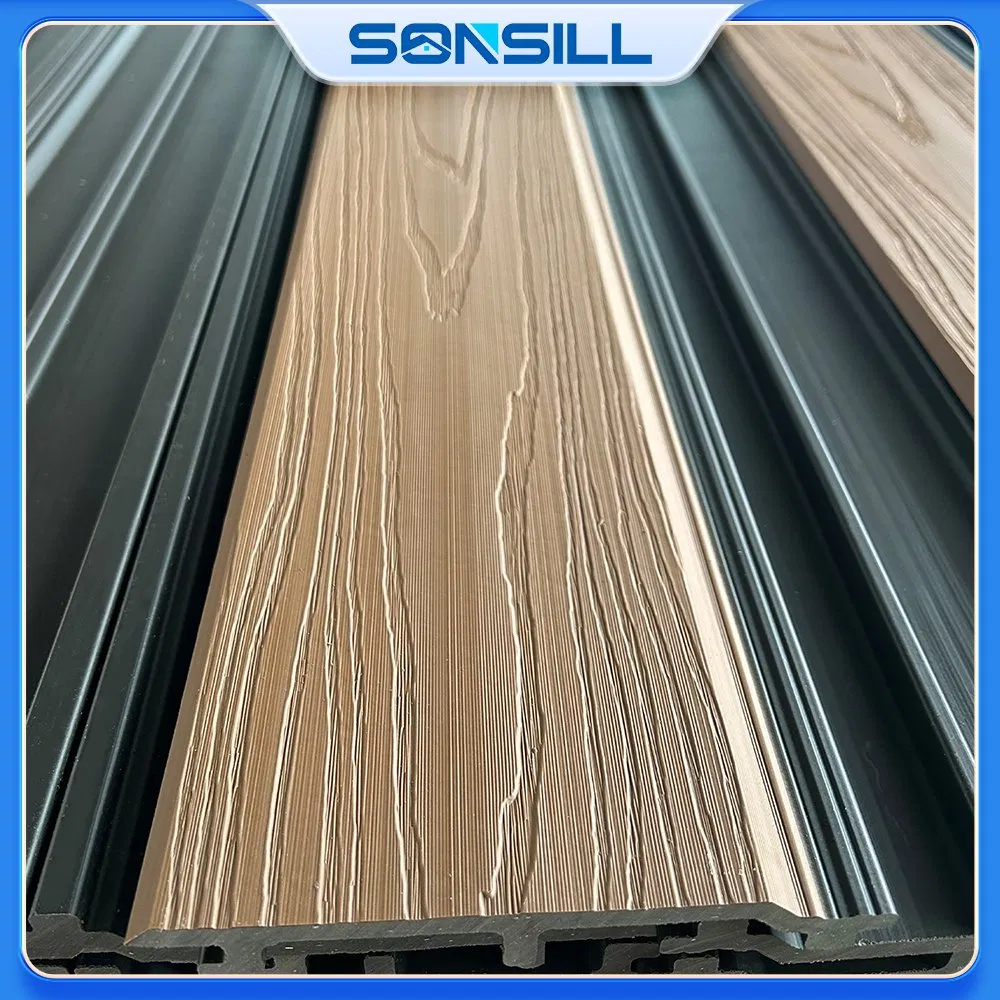 Sonsill Manufacturers Price Waterproof WPC Exterior Co Extrusion Wall Cladding WPC Wall Panel Outdoor