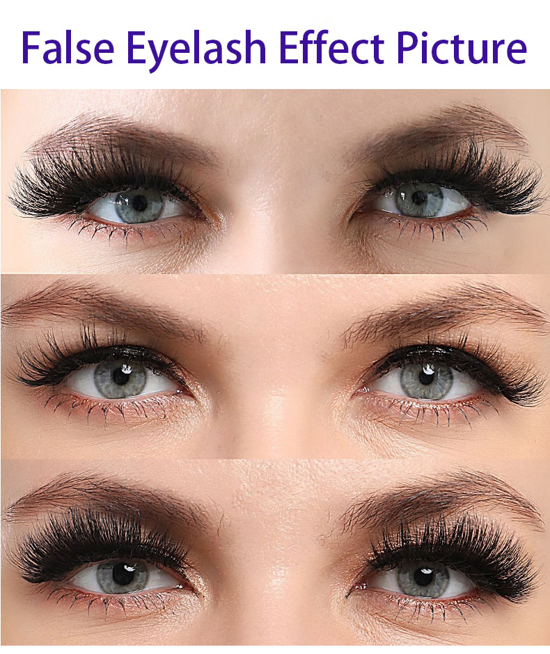 Wholesale High Quality Customized Eyelash Packaging Private Label Magnetic Eyelashes Eyeliner Lashes with Tweezers